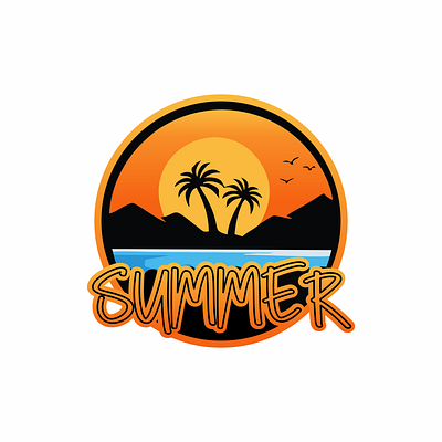 SUMMER bali beach branding design florida graphic design illustration logo miami motion graphics summer summerland summervibes texas typography ui vector