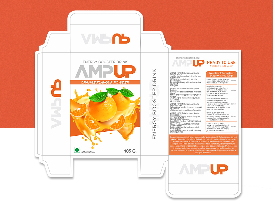 Energy Drink Powder Company Logo and Packaging Design by Designby Nk on