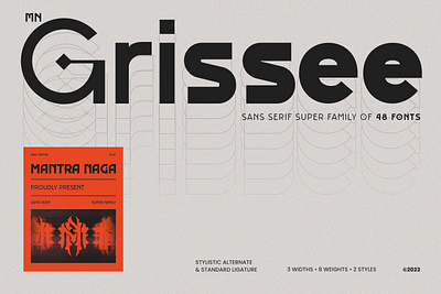 MN Grissee - Sans Serif Super Family Font branding design font graphic design illustration logo modern poster type type design type poster typography ui vintage