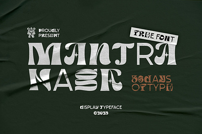 Mantranaga 36 Daysoftype - FREE FONT branding design font graphic design illustration logo type type design typography ui
