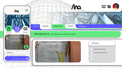 MathApp graphic design logo ui ux