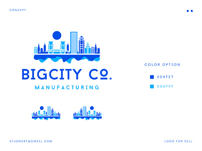 Bigcity Co. abstract animation branding buildings design design logo graphic design illustration landmark logo logo design minimal logo modern logo motion graphics skyline typography vector