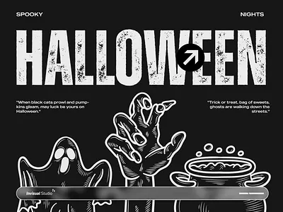 Halloween Illustration Canva Element app branding design graphic design illustration logo typography ui ux vector