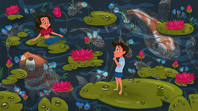 The Mermaid Story artwork character illustration concept art storytelling