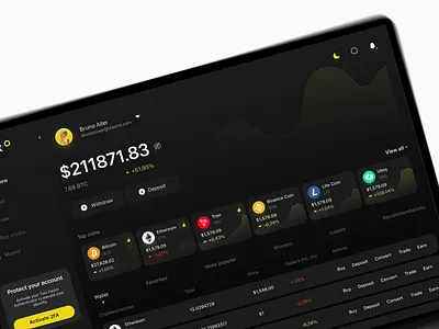 Crypto trading Web App app appdesign blockchain branding crypto datkmode design desktop exchange graphic design interfacedesign logo ui uidesign userexperience ux uxdesign webapp