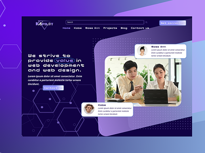 Portfolio Website graphic design home page logo portfolio purple purple home page ui vector web design website