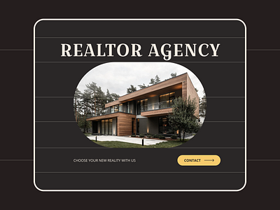 Realtor agency web design ui uiux web design