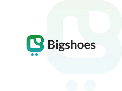 Modern B Letter Bigshoes Logo Design b b logo b mark big shoe logo brand brand identity branding cart logo cart logo design design graphic design location logo logo logo design modern logo shoe logo shoe logo design shoe shop shoe shop logo shop logo design