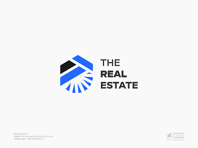 Real estate logo 3d branding design graphic design logo logotype minimalist motion graphics real estate real estate logo