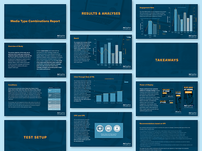 Data Vis Report • AdDaptive branding data visualization ebook graphic design layout report typography
