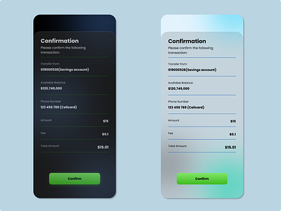 Payment confirmation app UI app payment app ui ui design ux