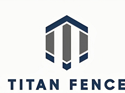 Titan Fence (Clients logo) 3d artisticexpression beautiful card branding design fence graphic design illustration logo ui vector