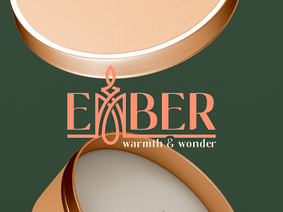 Ember brand concept branding design graphic design logo typography visual identity