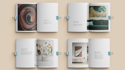Promotional Catalogue Layouts - Art Social branding catalogue graphic design layout marketing minimal ui visual design