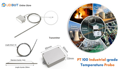 PT 100 Industrial-grade Temperature Probe for Harsh Conditions