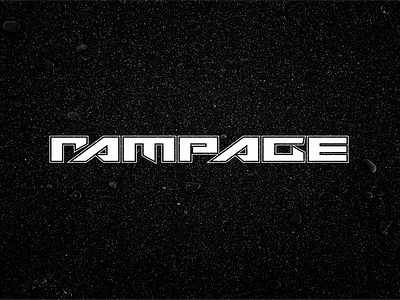 Rampage branding coreldraw gaming graphic design logo logotype