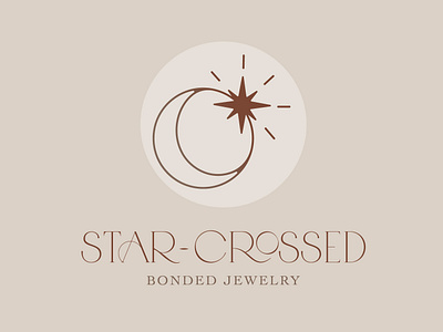 Brand Identity- Star Crossed Bonded Jewelry bohemian brand identity branding branding guide earth tones feminine graphic design jewelry logo logo design luxe luxury minimal modern starcrossed style guide