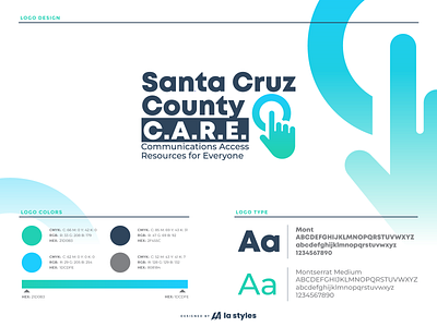 Santa Cruz County C.A.R.E. arizona branding logo logo design services