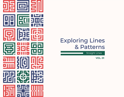 Exploring Lines & Patterns branding design fabric patterns graphic design icon illustration line art line pattern lines logo pattern straight line vector