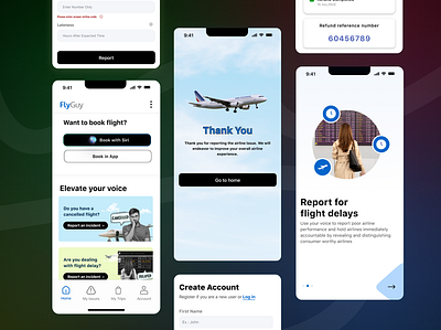 Flight Booking App UI graphic design ui user experience design