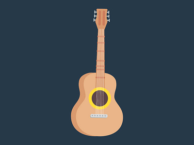 Guitar adobe illustrator adobe photoshop branding design graphic design illustration illustrator logo vector