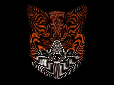 Blend Art art blend art fox graphic design illustrator lion vector