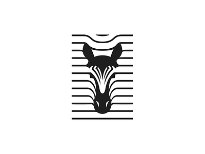 Zebra Concept Logo africa animal attractive branding creative design fashion graphic design horse journey line art logo minimalistic modern monochrome safari savanna travel vector zebra