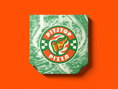 Pitstop Pizza - Packaging design graphic design illustration logo logodesign mascotdesign package packaging pizza pizzadesign pizzalogo vector