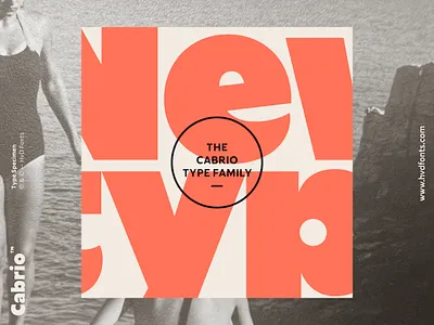 Cabrio — Type Family design font fontdesign fonts geometric hvd typedesign typeface typefacedesign typography