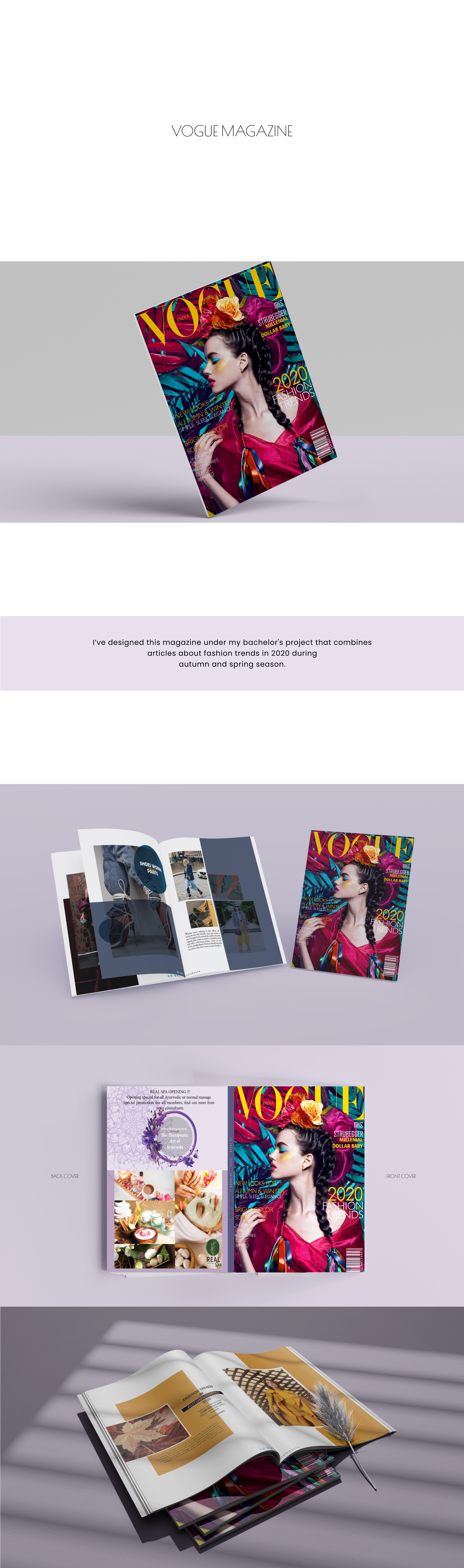 VOGUE MAGAZINE fashion fashion magazine graphic design indesign layout design magazine cover magazine design magazine layout print design vogue