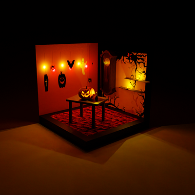 Halloween 🎃 3d art blender graphic design halloween pumpkin scary