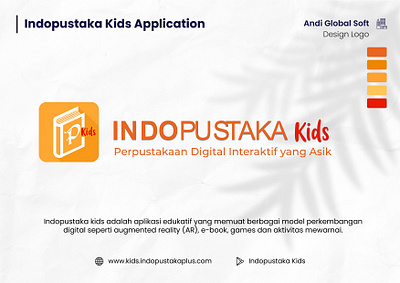 Indopustaka Kids Application_Cv Andi Global Soft_Official app design application design flyer flyer design graphic design logo ui uiux vector x banner x banner design