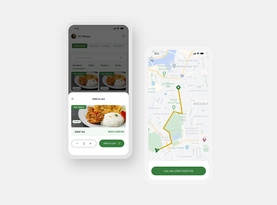 Food Delivery app - Charissa design food productdesign ui ux