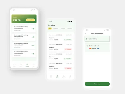 Food Delivery app app branding design productdesign ui ux