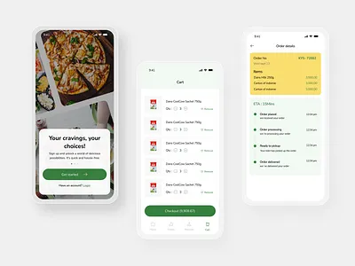 Food Delivery app app branding design productdesign ui ux