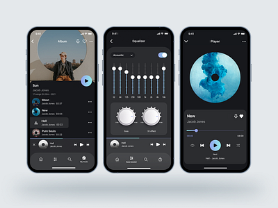 Bass Player Mobile App app design graphic design ui ux