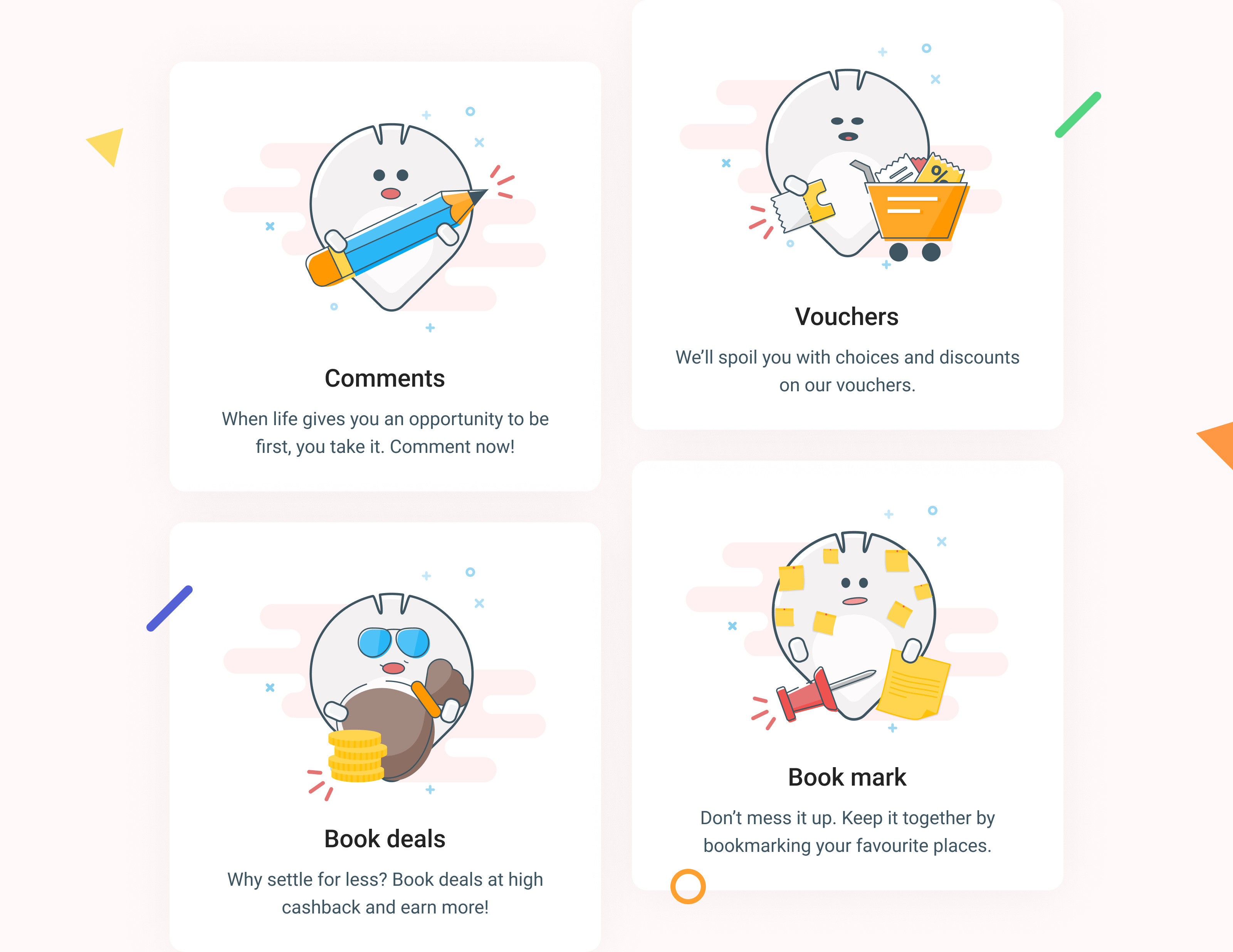 Magicpin app - Empty state design empty state ui ux