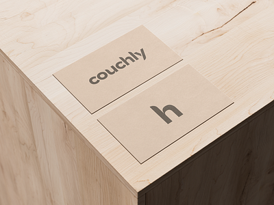 Couchly brand branding buro erneue furniture graphic design identity logo logomark wood