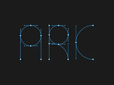 ARC animation branding concept design graphic design handles illustration line logo simple typography vector