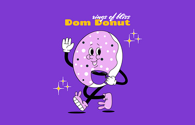 Mascot logo | DONUT logo brand character coffee creative creative logo donut food graphic design illustration inspiration logo logo design logodesign logomark logotype mascot menu package packaging restaurant