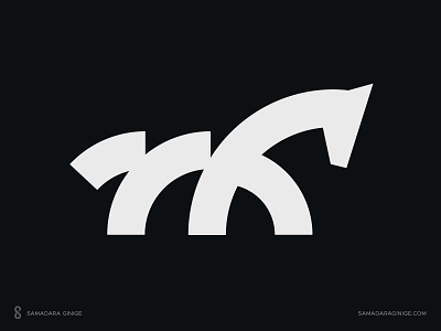 Horse animal branding design geometric horse illustration logo mark minimal shapes simple