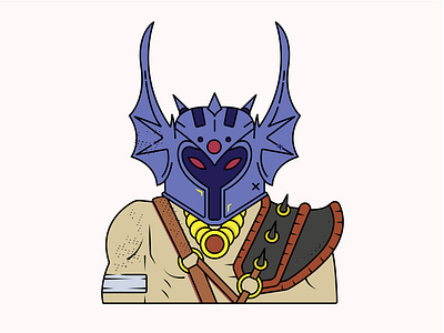 Warduke from the Dungeons and Dragons animated TV show 80s cartoons adobe illustrator animated tv shows design dungeons and dragons icon illustration illustrator retro art vector vector art warduke