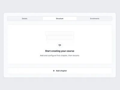 Online Course Platform | Empty State Illustration course e learning empty state illustration lms saas ui ux web app web design