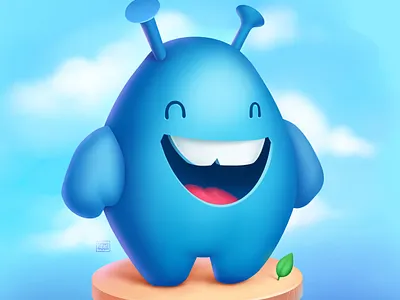 Monster 2D 2d art casual cute illustration monster