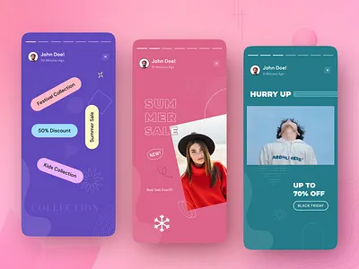 Social Media, Stories design design component design system exploration figma instagram layout media mobile short stories social social media stories story story template story ui ui design