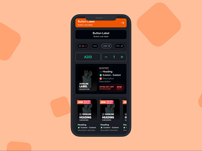 Swiggy - Identical UI across iOS, Android, and Web case study food delivery app grocery delivery app motion graphics ui