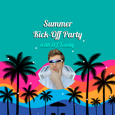 Summer Kick-Off party branding design graphic design illustration logo motion graphics typography ui ux vector