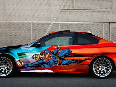 car wrap BMW bmw brand car wrap colorfull design graphic design illustration inspiration super