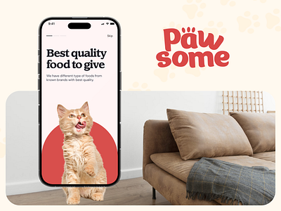 The Pawsome interface amazing e commerce designs beautiful interfaces best mobile apps best mobile interface designs best of dribbble bounce designs discover ecommerce apps design graphic design illuminz inspiration ui pawsome pet ecommerce pets design ui