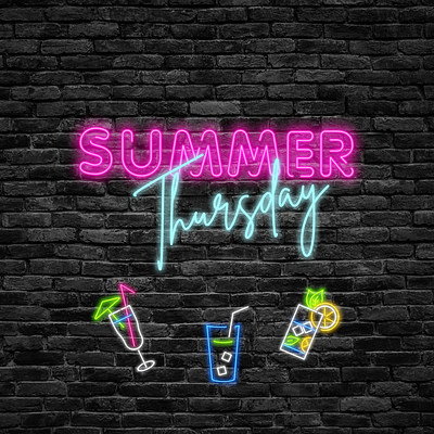 Summer Thursdays branding design graphic design illustration logo motion graphics typography ui ux vector